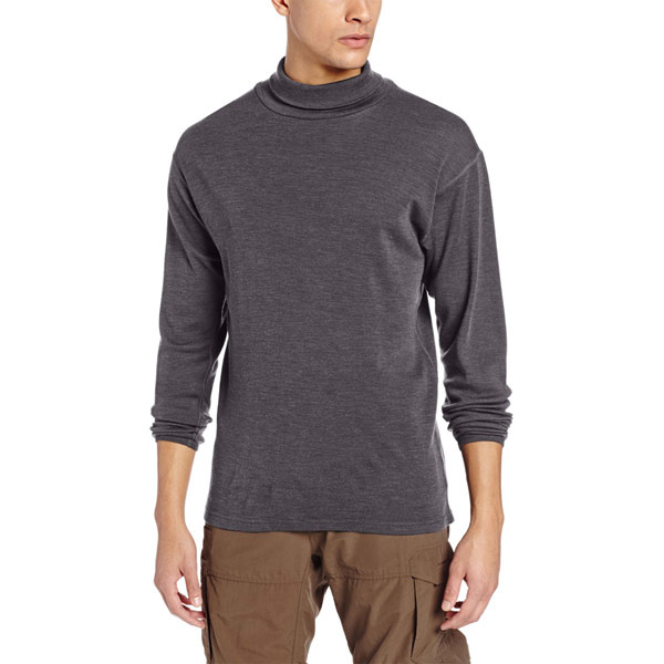 MINUS33 Kinsman Mens Midweight Turtleneck Charcoal [マイナス33]