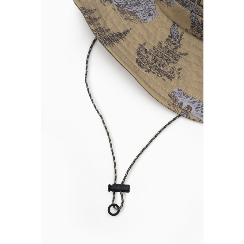 and wander hiking club reversible hat beige [アンドワンダー]