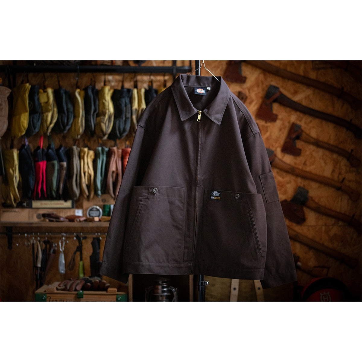 Grip Swany FIELD WORK JKT DARK BROWN [グリップスワニー]
