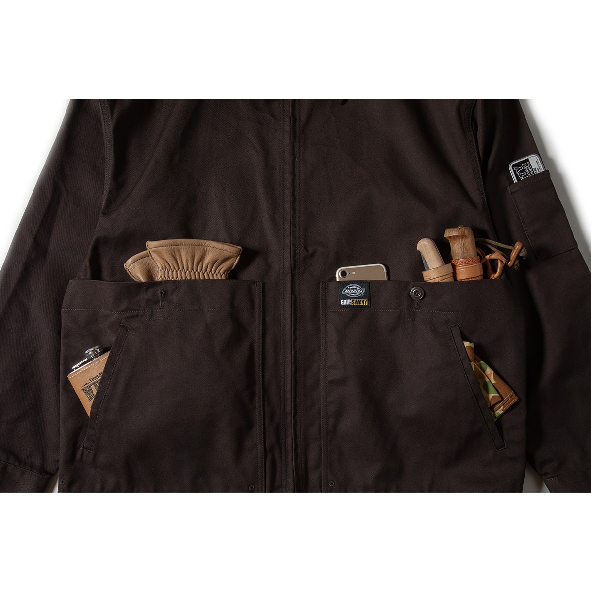 Grip Swany FIELD WORK JKT DARK BROWN [グリップスワニー]