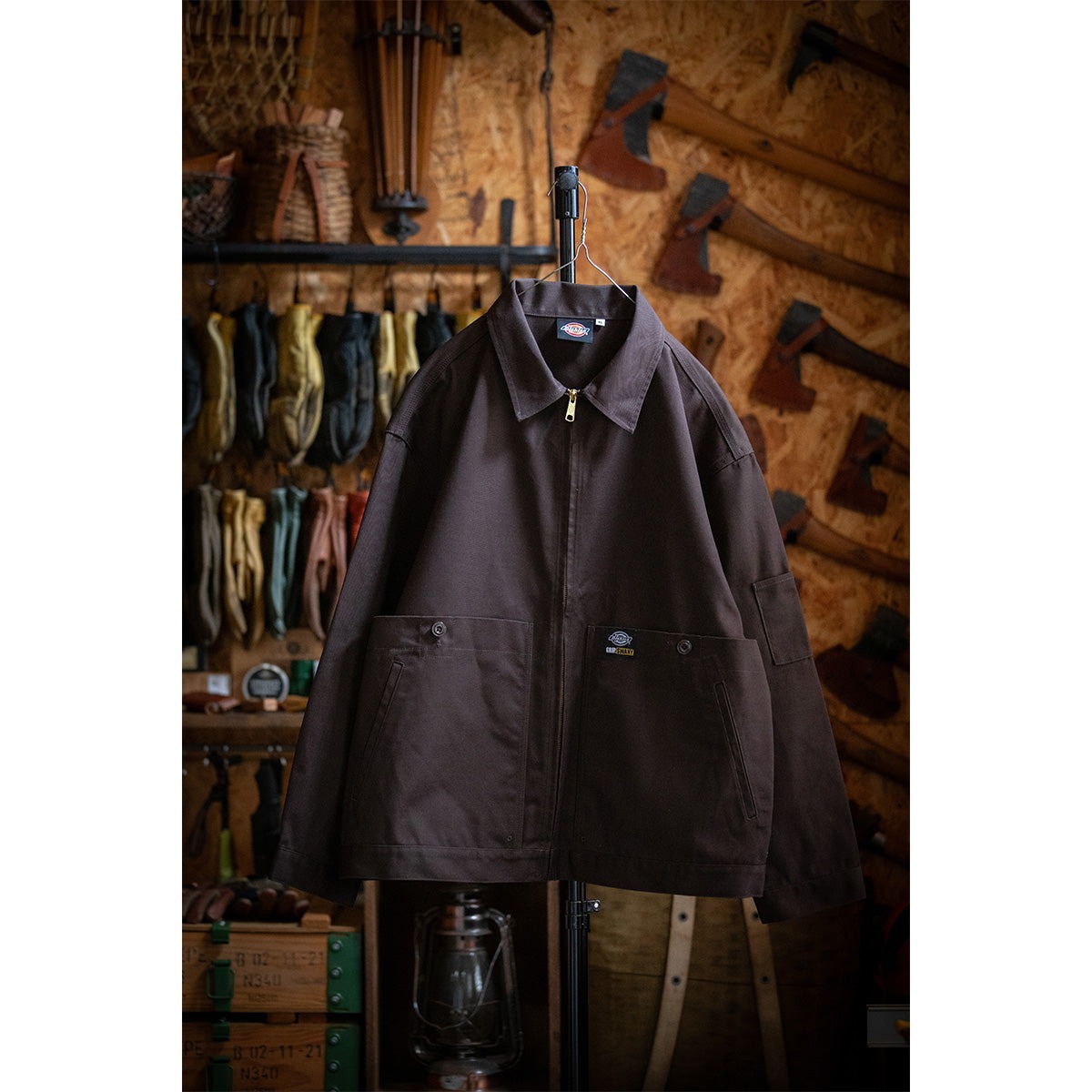 Grip Swany FIELD WORK JKT DARK BROWN [グリップスワニー]