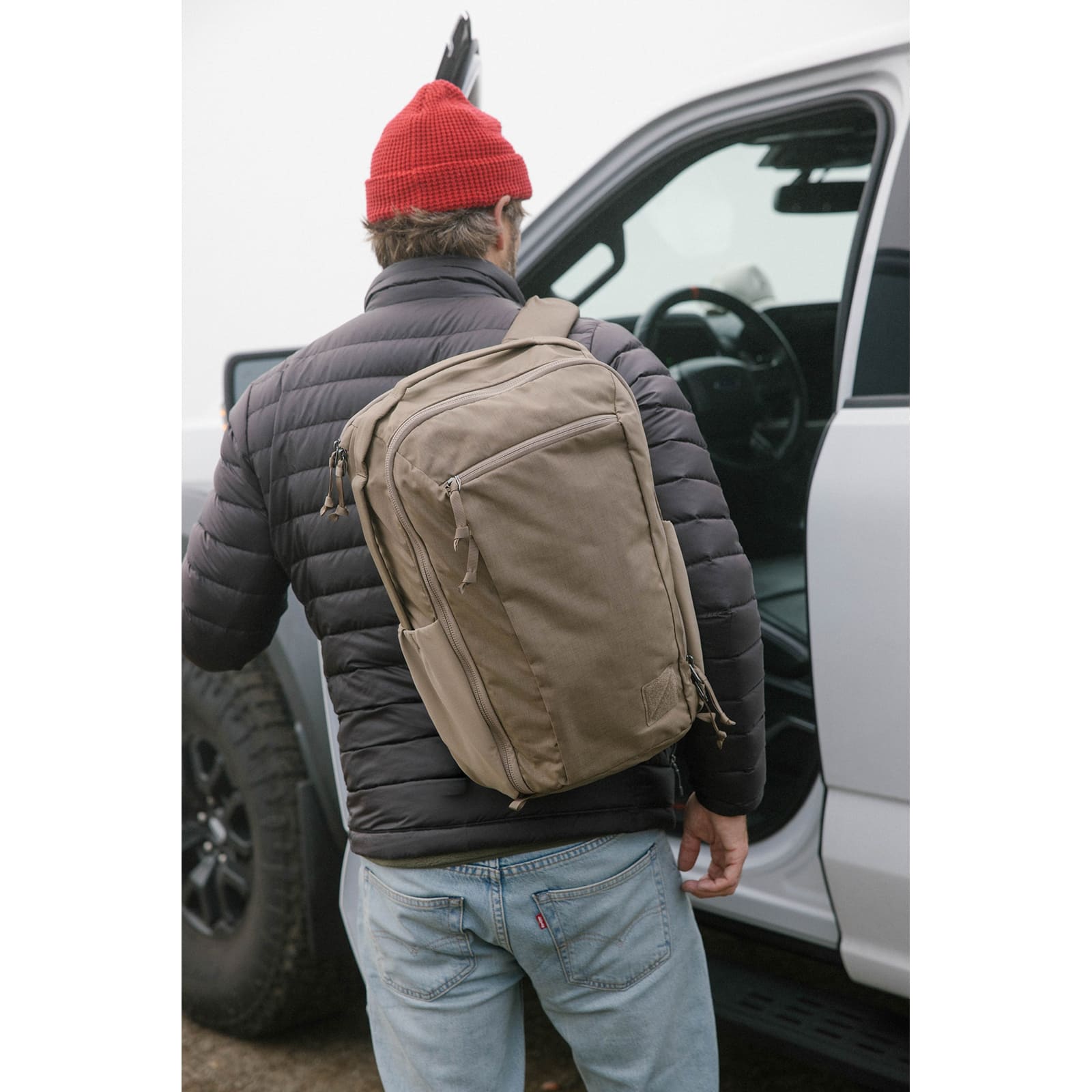[当日出荷可] EVERGOODS CTB20 - Civic Travel Bag 20L Fossil Brown [エバーグッズ]