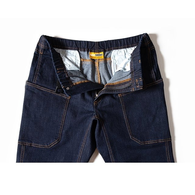 Grip Swany GSP-70V DENIM CAMP PANTS INDIGO [グリップスワニー]