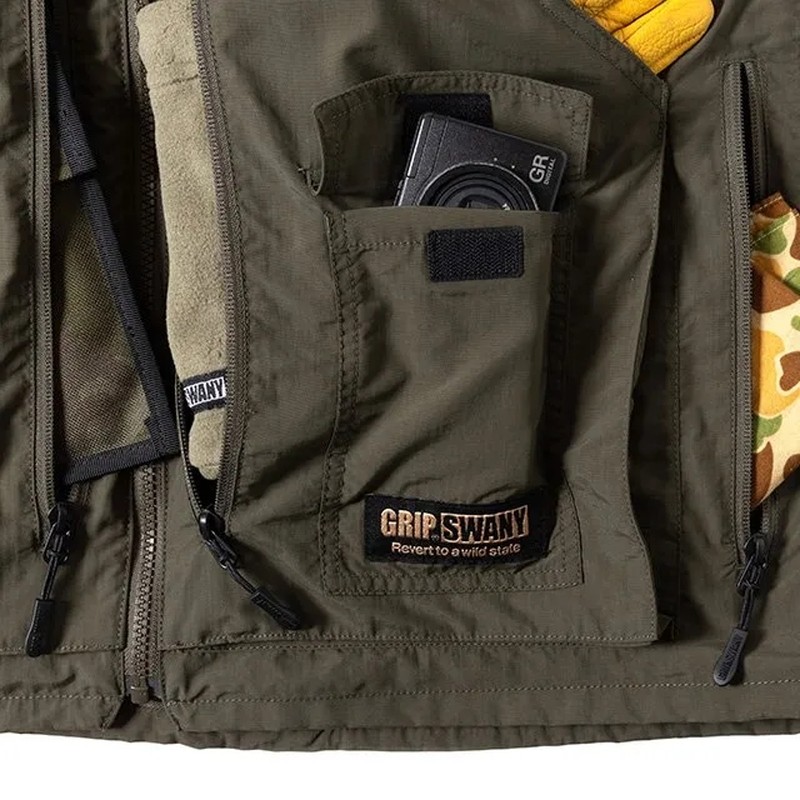 Grip Swany Gear Bag Vest 4.0 Olive [グリップスワニー]