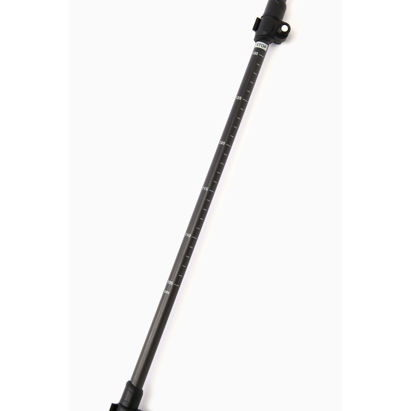 and wander carbon trekking pole black [アンドワンダー]