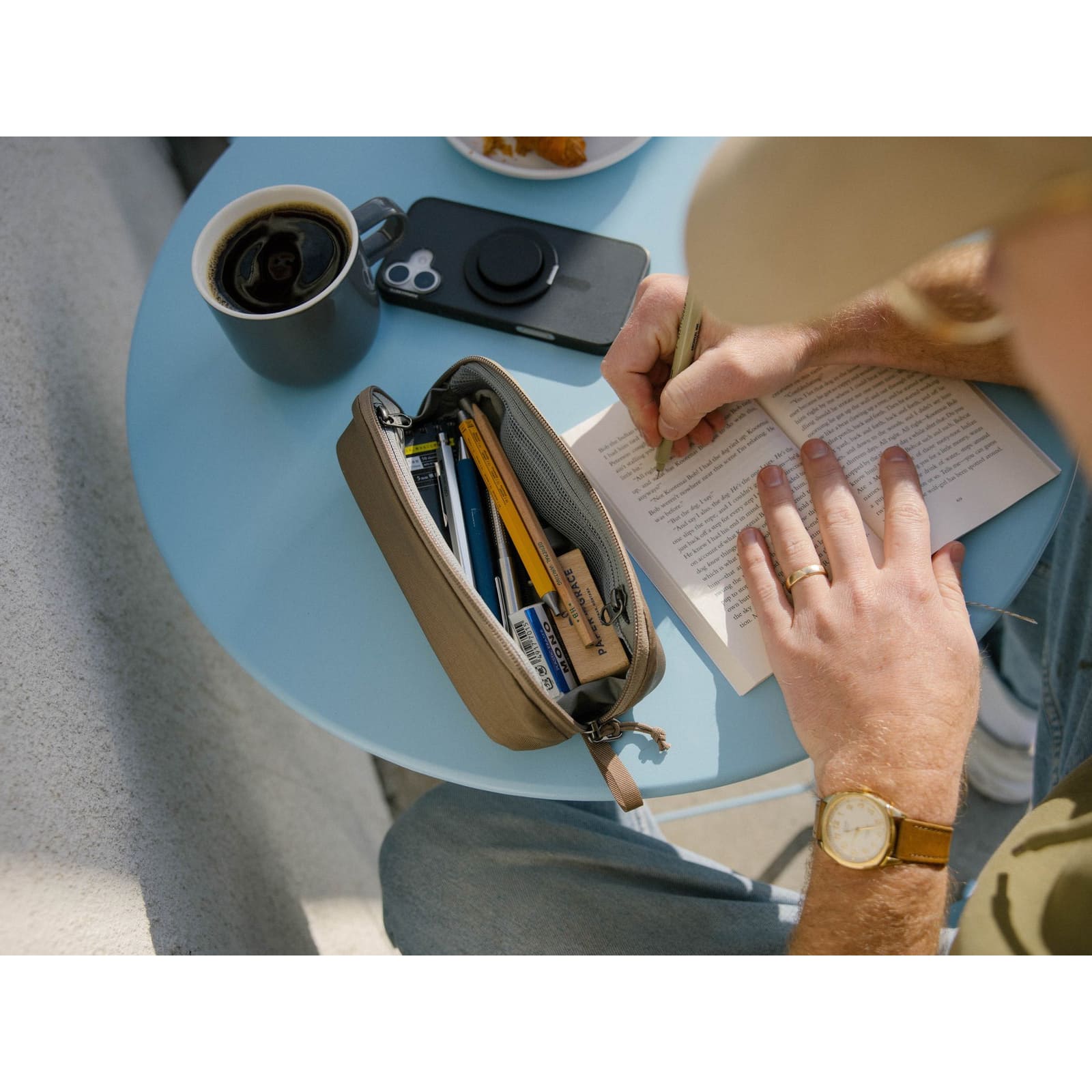 [当日出荷可] EVERGOODS CAP0.5 - Civic Access Pouch 0.5L Fossil Brown [エバーグッズ]