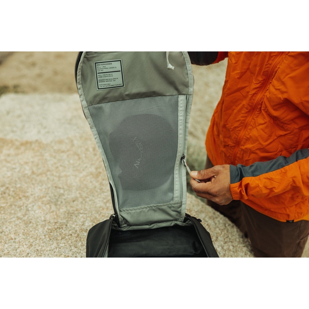 EVERGOODS MPL22 - Mountain Panel Loader 22L Black [エバーグッズ]