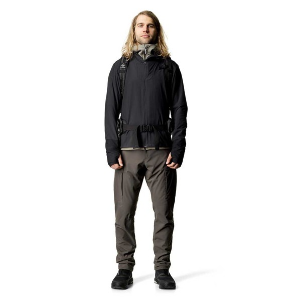 Houdini Mens Pace Wind Jacket True Black [フーディニ]