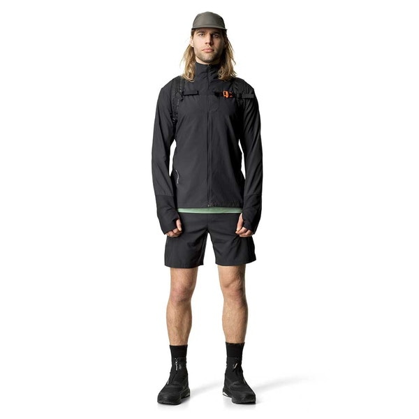 Houdini Mens Pace Wind Jacket True Black [フーディニ]