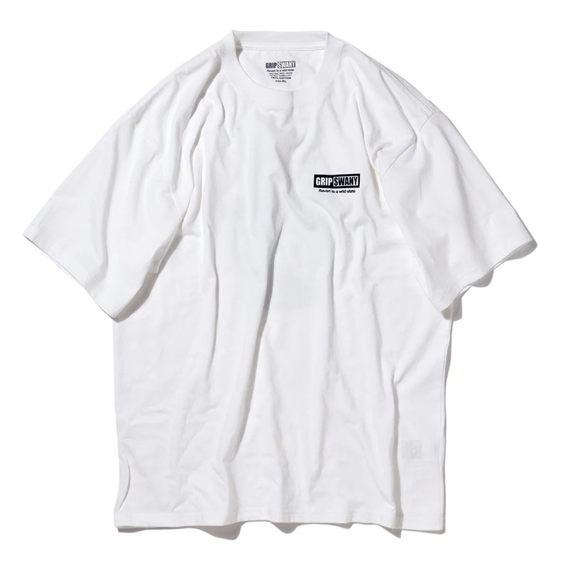 Grip Swany GLOBE LOGO TEE WHITE [グリップスワニー]