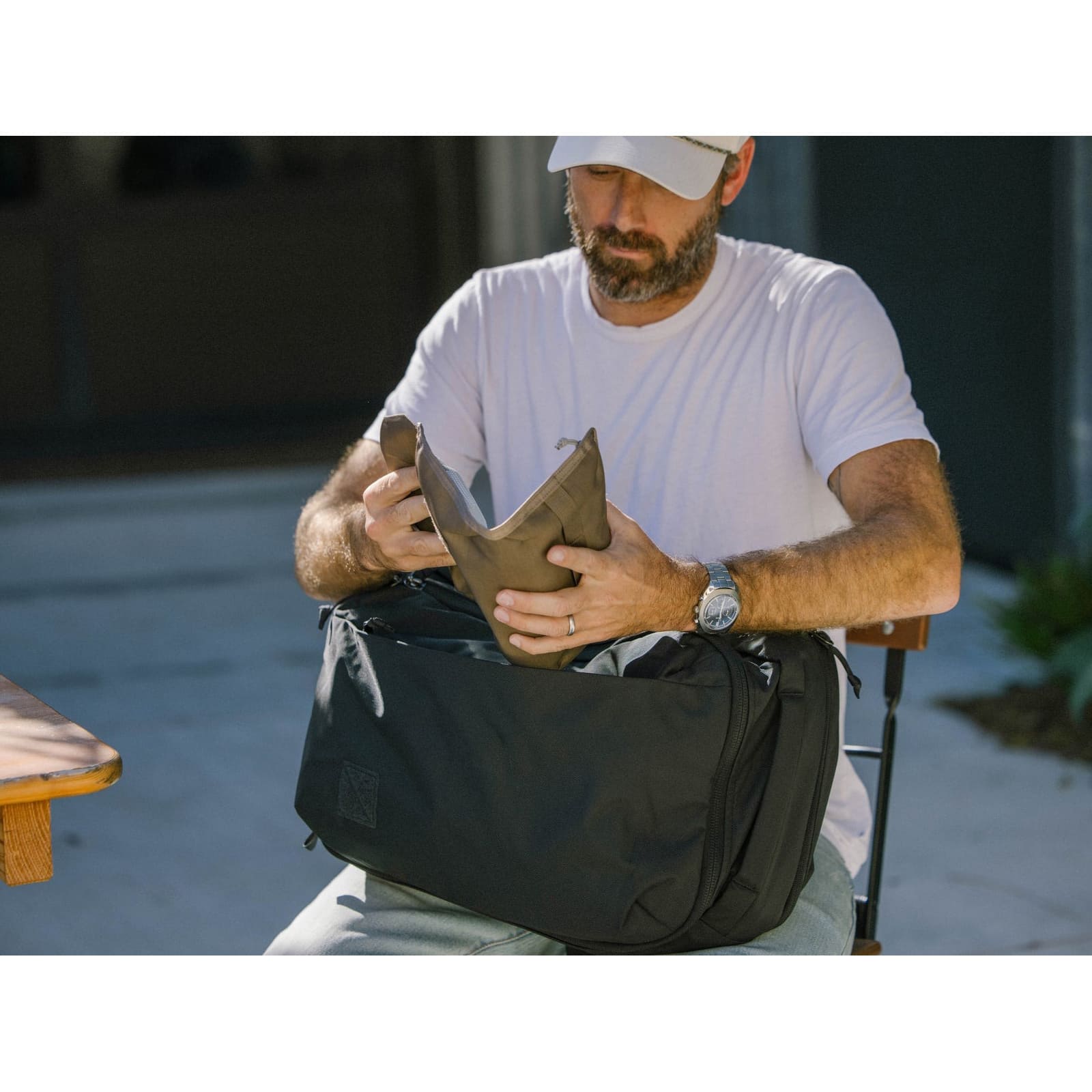 [当日出荷可] EVERGOODS CAP1 - Civic Access Pouch 1L Fossil Brown [エバーグッズ]