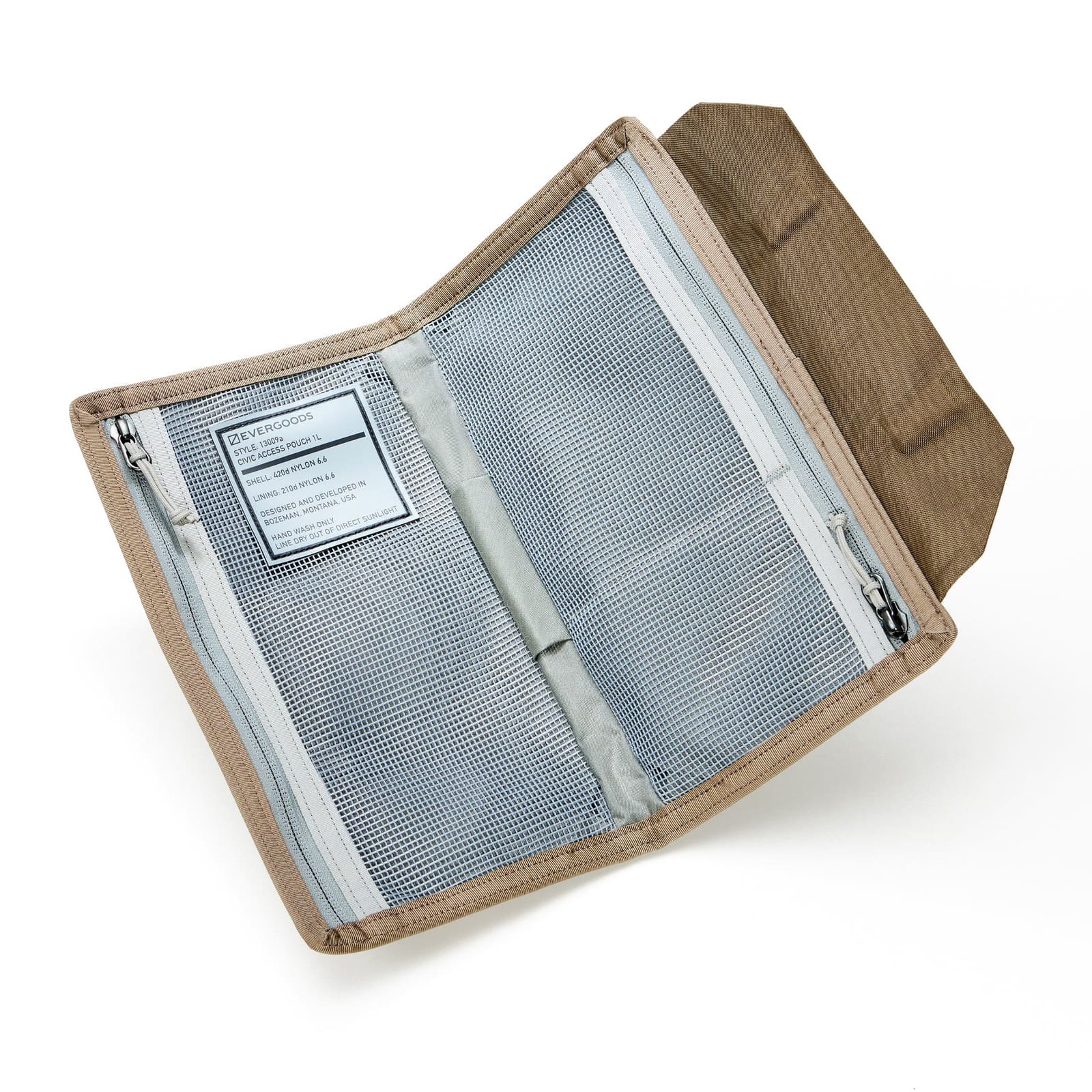当日出荷可] EVERGOODS CAP1 - Civic Access Pouch 1L Fossil Brown