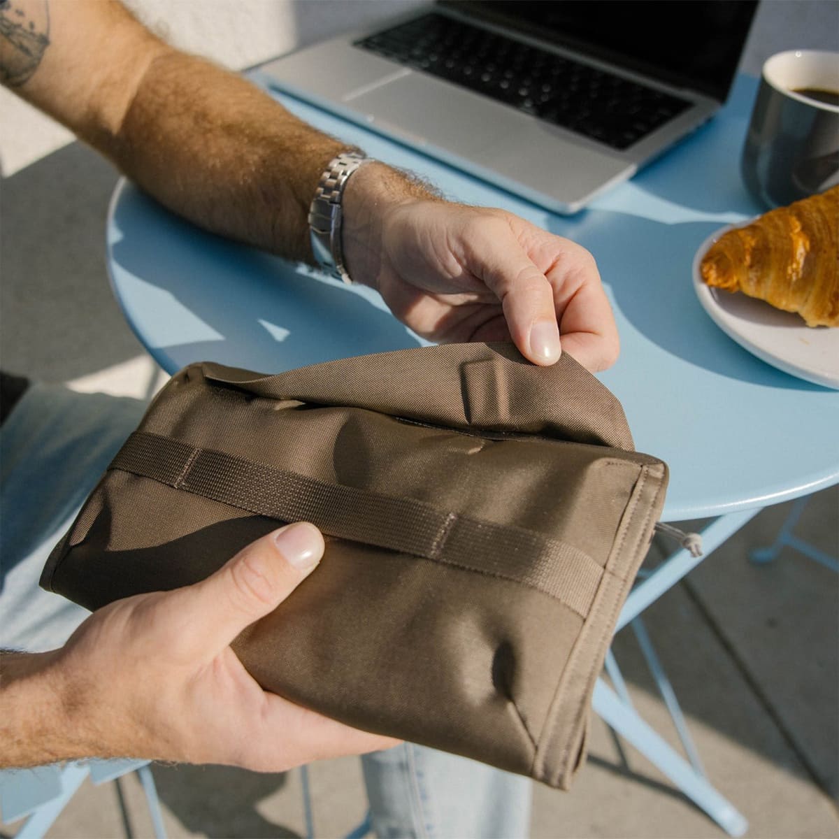 [当日出荷可] EVERGOODS CAP1 - Civic Access Pouch 1L Fossil Brown [エバーグッズ]