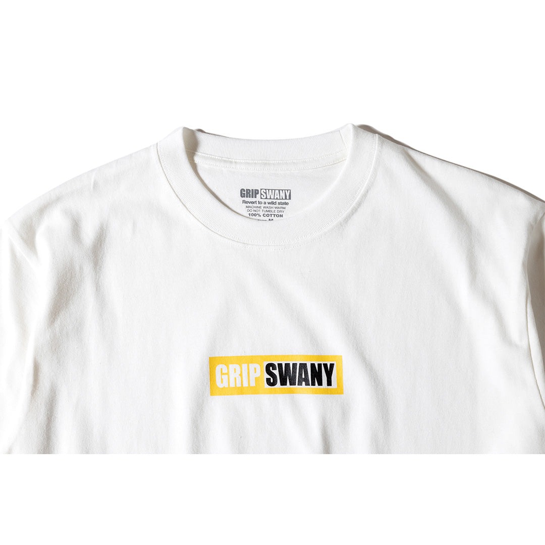 Grip Swany GSMCT-109T GS BOX LOGO TEE WHITE [グリップスワニー]