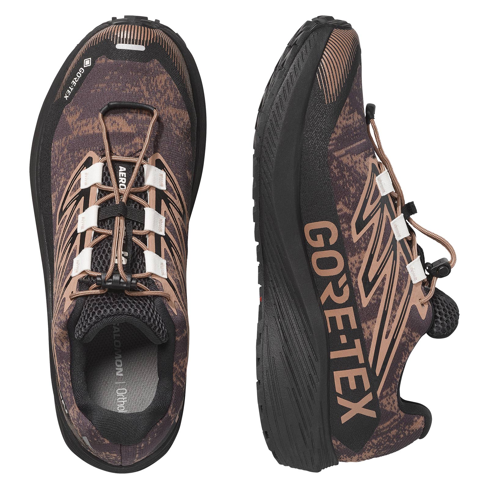 [当日出荷可] SALOMON AERO FLOW GRVL GTX BLACK/BURRO/VANILLA ICE [サロモン]
