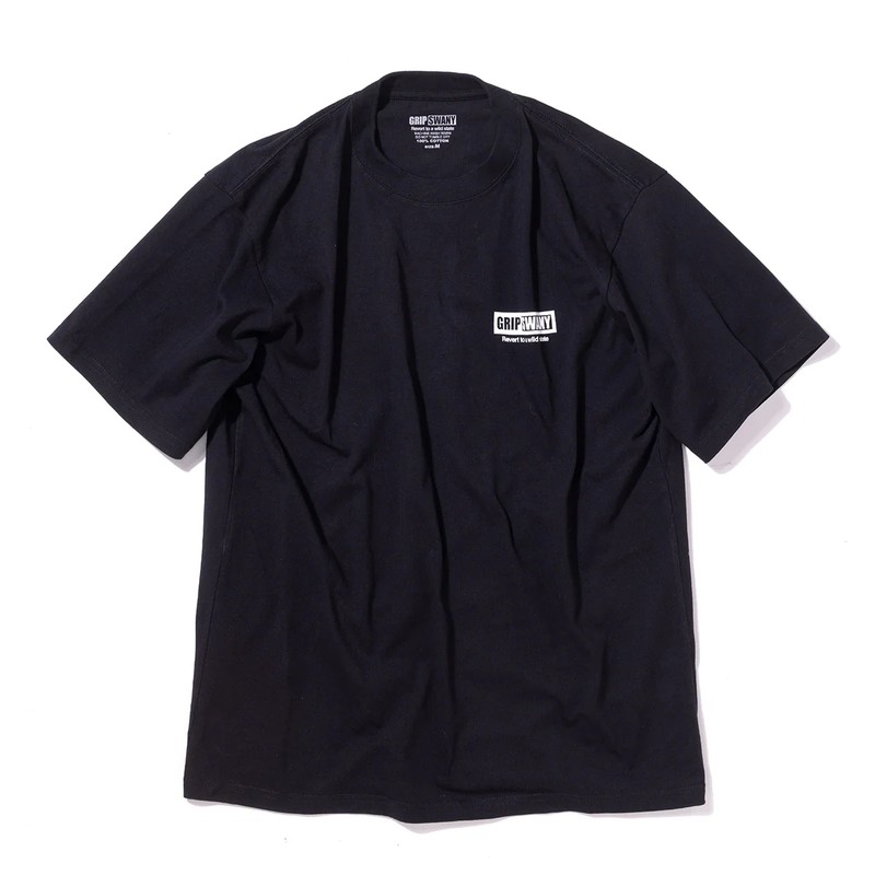 Grip Swany GLOBE LOGO TEE BLACK [グリップスワニー]