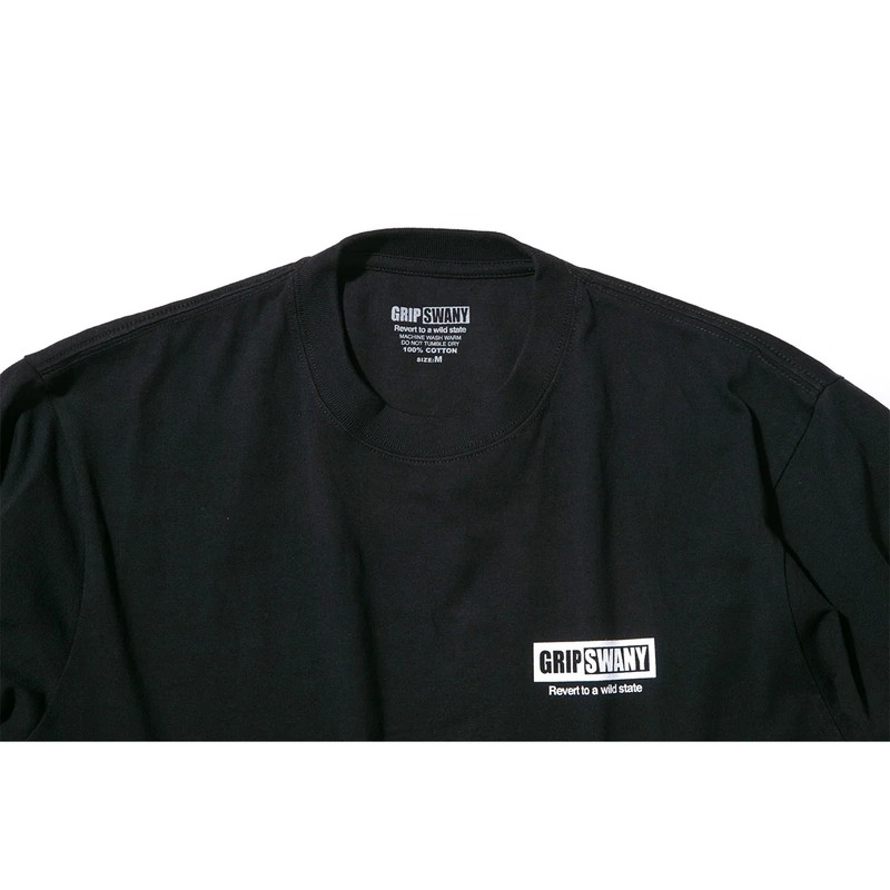 Grip Swany GLOBE LOGO TEE BLACK [グリップスワニー]