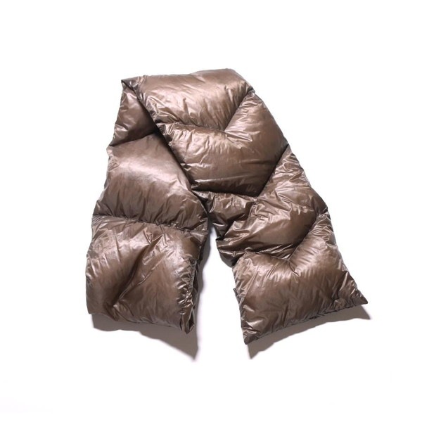 NANGA Portable Light Down Muffler (Unisex) MOCHA [ナンガ]