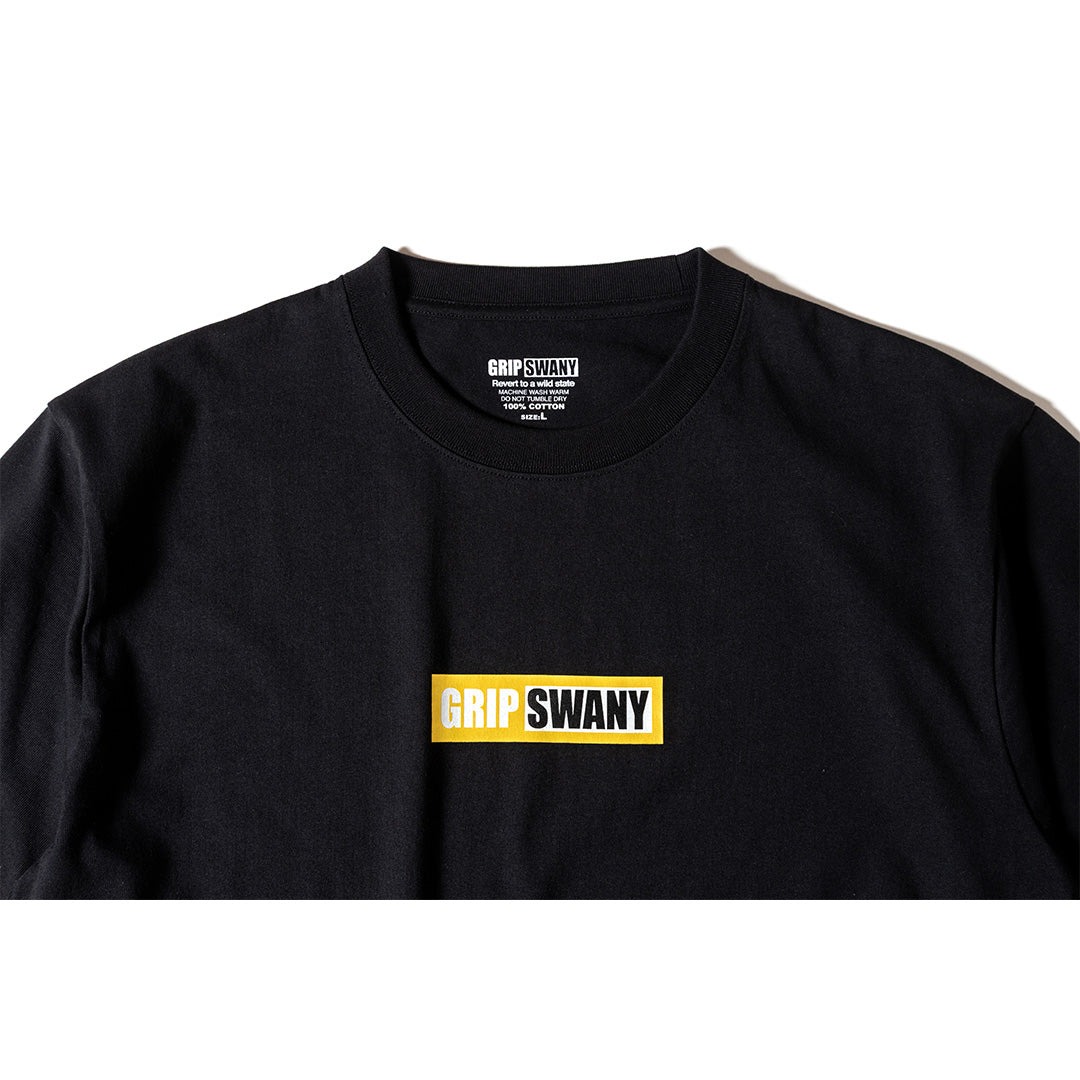 Grip Swany GSMCT-109T GS BOX LOGO TEE BLACK [グリップスワニー]