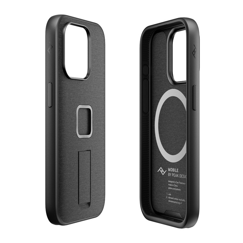 Peak Design エブリデイ ループ ケース iPhone 15 Pro V2 チャコール [ピークデザイン]