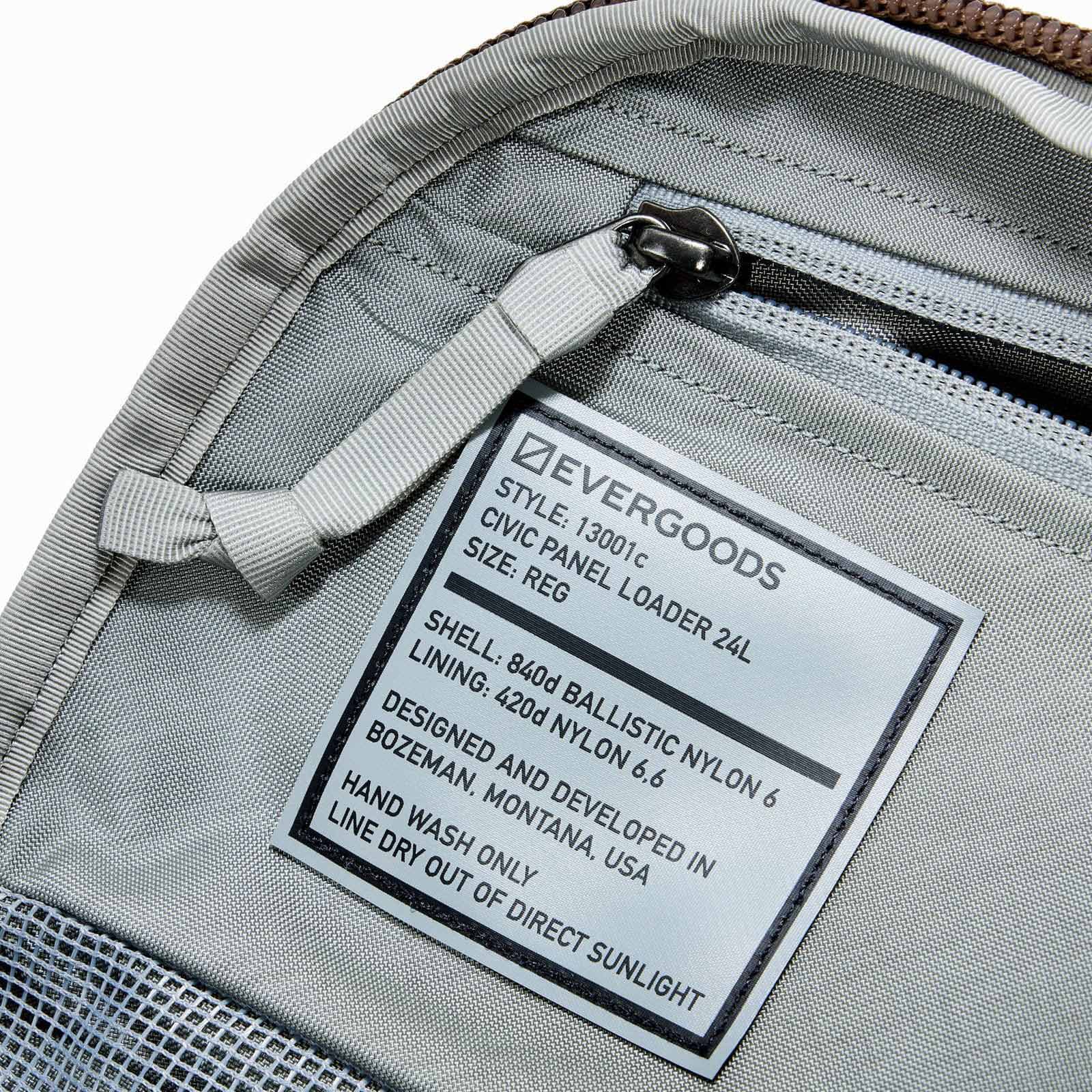 [当日出荷可] EVERGOODS CPL24 - Civic Panel Loader 24L Fossil Brown [エバーグッズ]