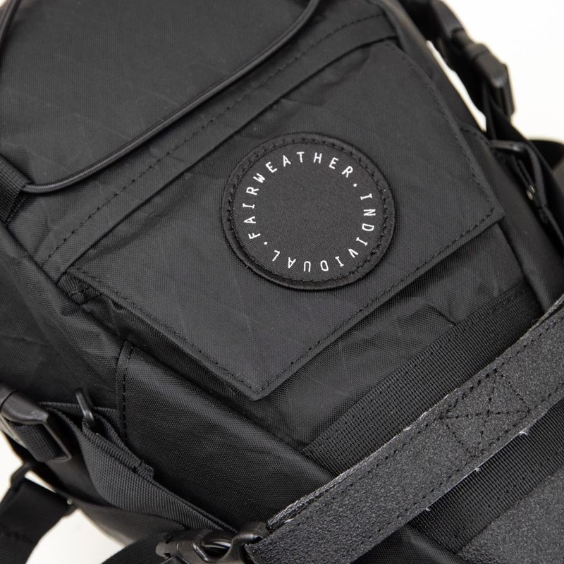 [当日出荷可] FAIRWEATHER seat bag x-pac/black [フェアウェザー]