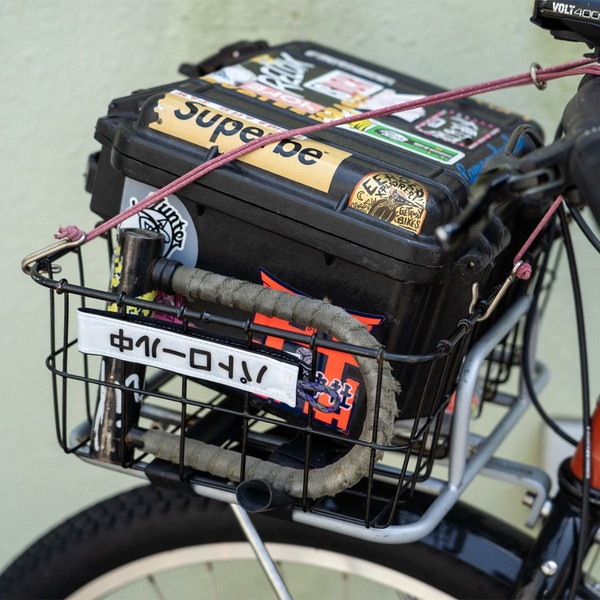 BLUE LUG sandwich reflector (自転車盗難警戒中/orange) [ブルーラグ]