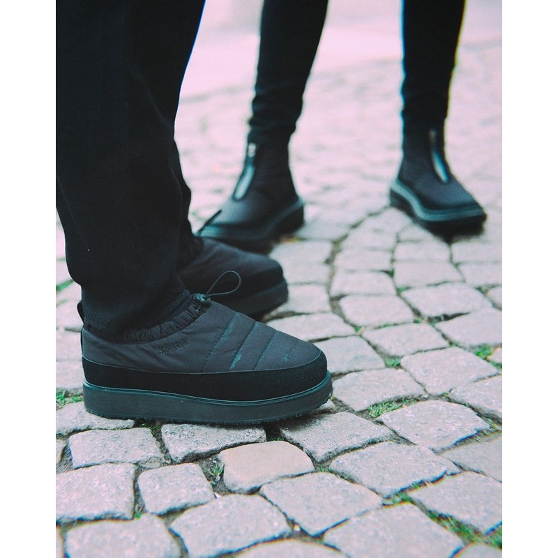 SUBU SUBU KAMAN Moc Shoes BLACK [スブ]