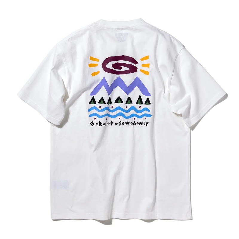 [当日出荷可] Grip Swany NATURE PRINT TEE WHITE [グリップスワニー]