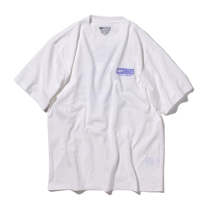 [当日出荷可] Grip Swany NATURE PRINT TEE WHITE [グリップスワニー]
