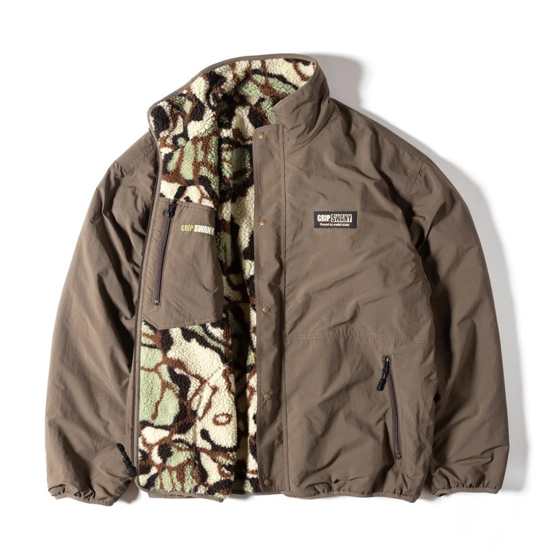 当日出荷可] Grip Swany REVERSIBLE JKT 4.0 BROWN [グリップスワニー]