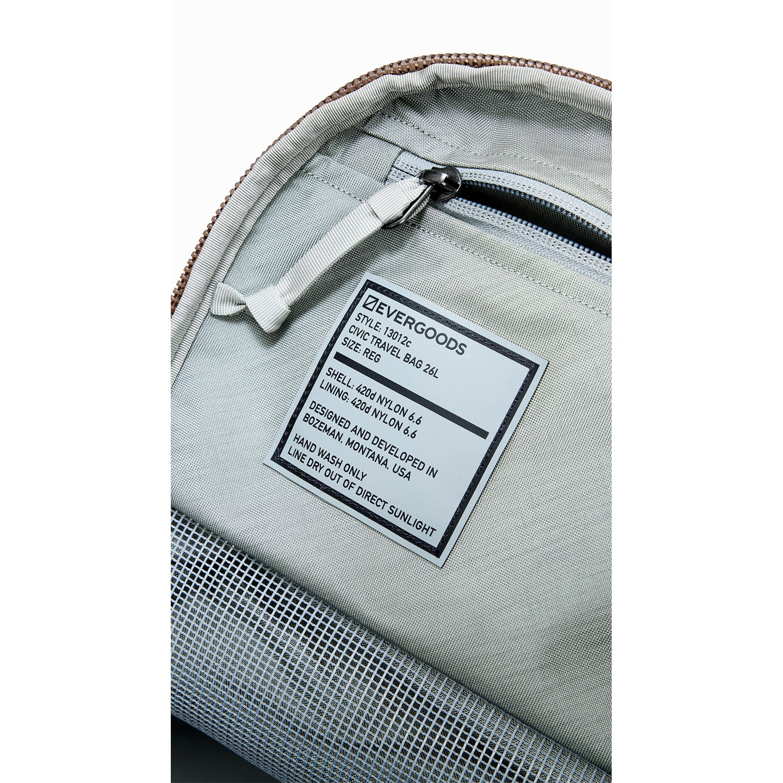 EVERGOODS CTB26 - Civic Travel Bag 26L Fossil Brown [エバーグッズ]