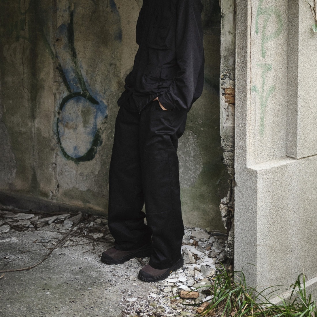 [当日出荷可] Grip Swany FIELD EASY WORK PANTS BLACK [グリップスワニー]
