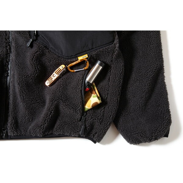 Grip Swany Gear Pocket Fleece JKT Tentblack [グリップスワニー]