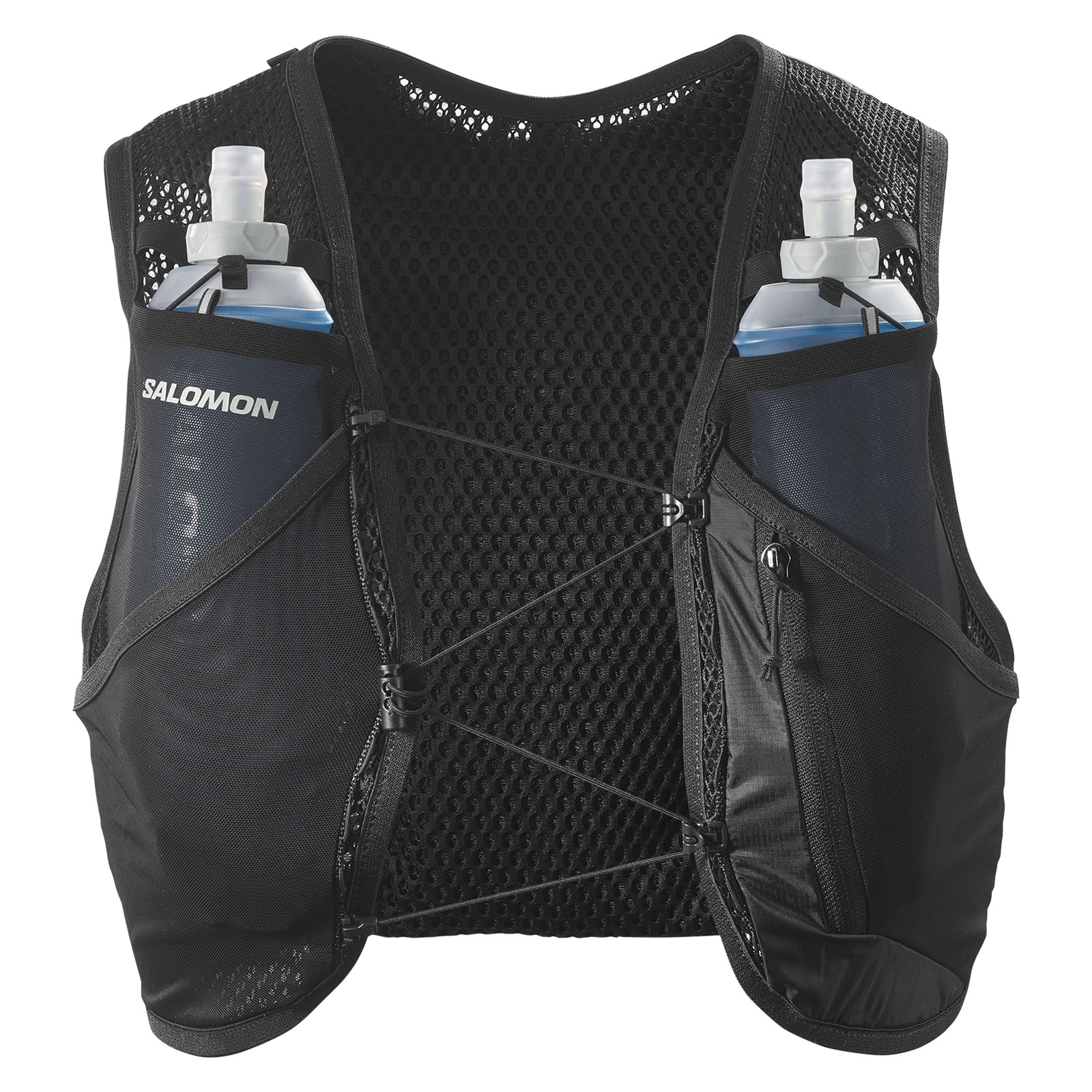 SALOMON ACTIVE SKIN 4 SET BLACK/METAL [サロモン]