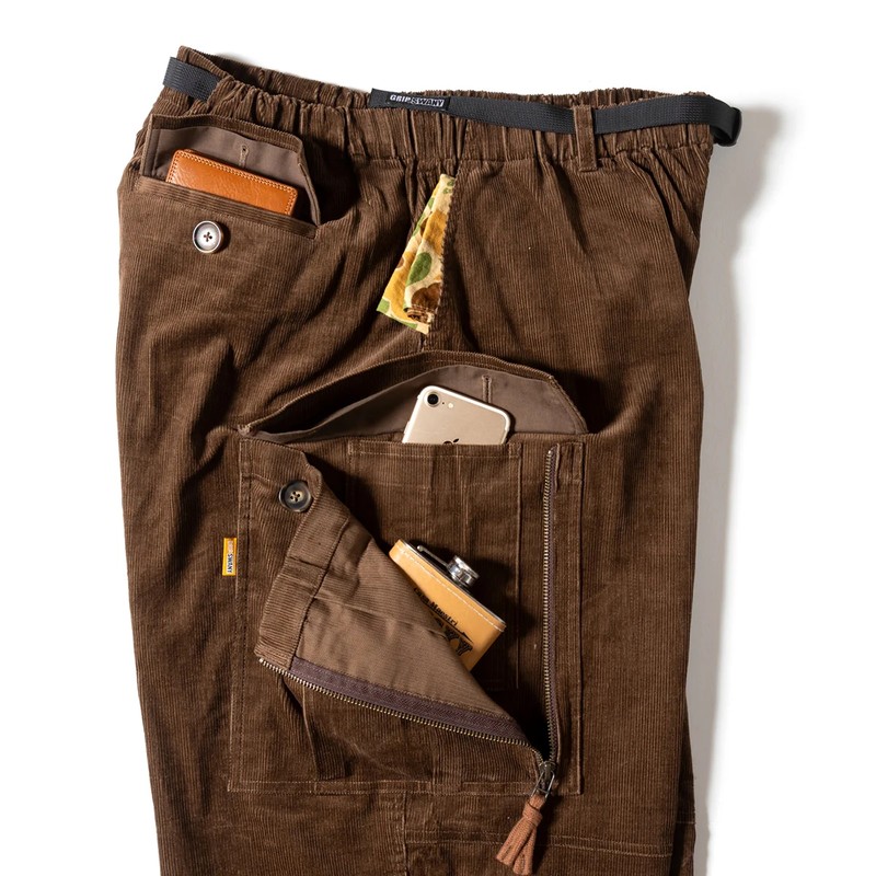 Grip Swany CORDUROY BUSH PANTS MOCHA [グリップスワニー]