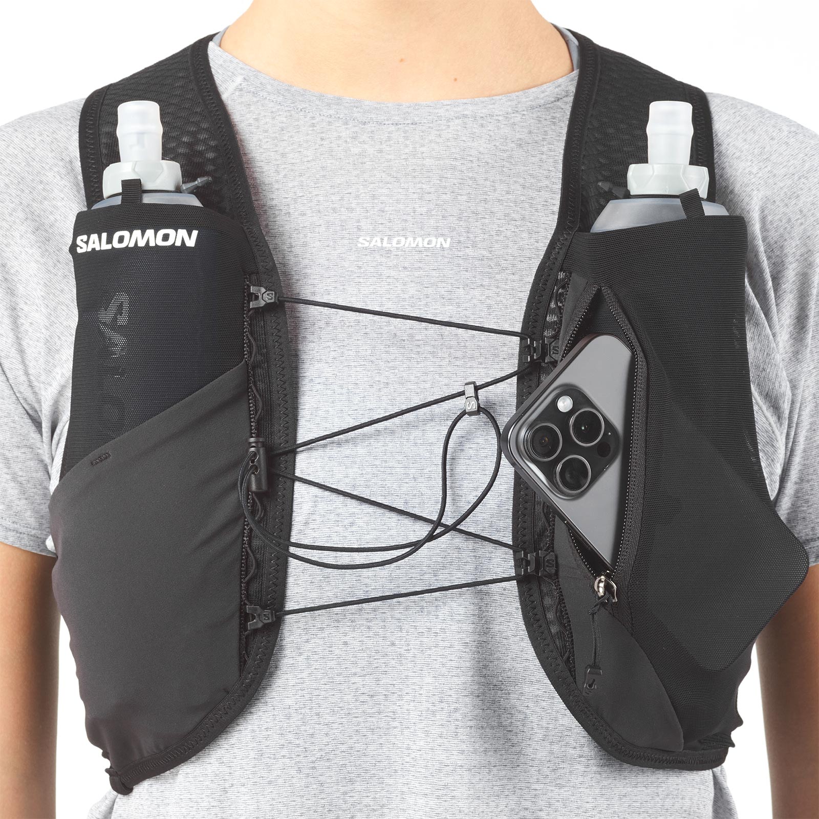 SALOMON GRVL SKIN 4 SET BLACK [サロモン]