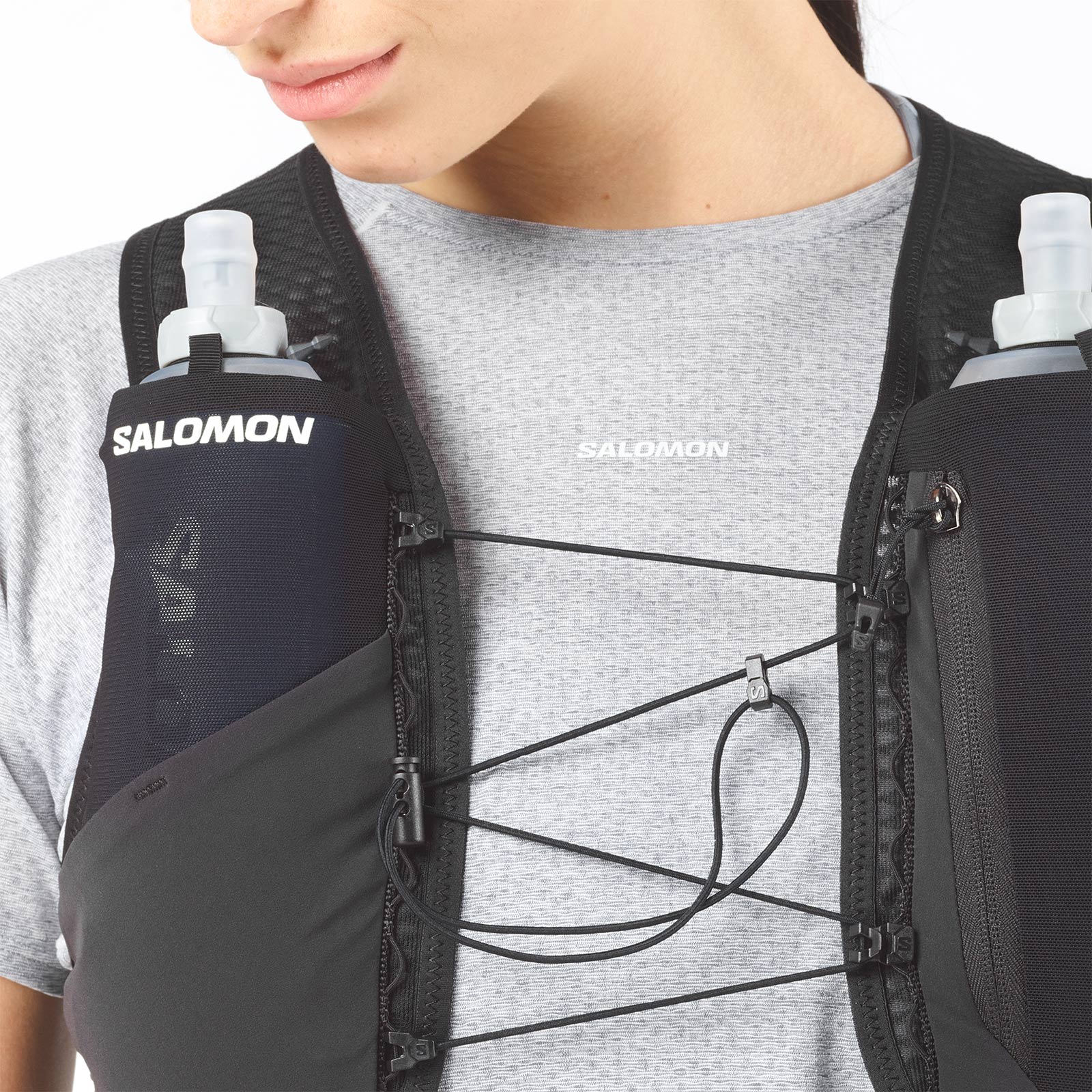 SALOMON GRVL SKIN 4 SET BLACK [サロモン]