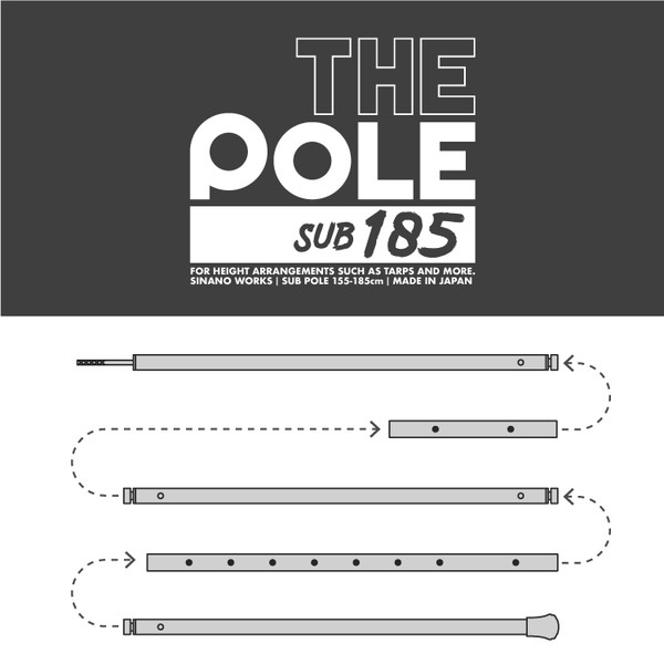 SINANO WORKS THE POLE SUB 185 RED [シナノワークス]