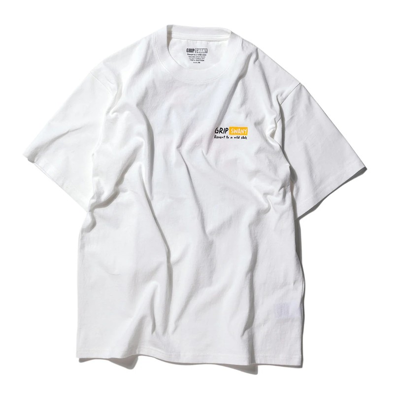 Grip Swany SUNSET PRINT TEE WHITE [グリップスワニー]