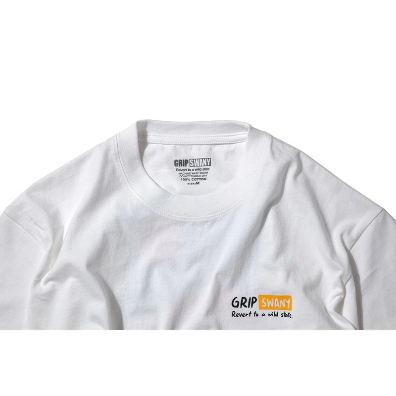 Grip Swany SUNSET PRINT TEE WHITE [グリップスワニー]
