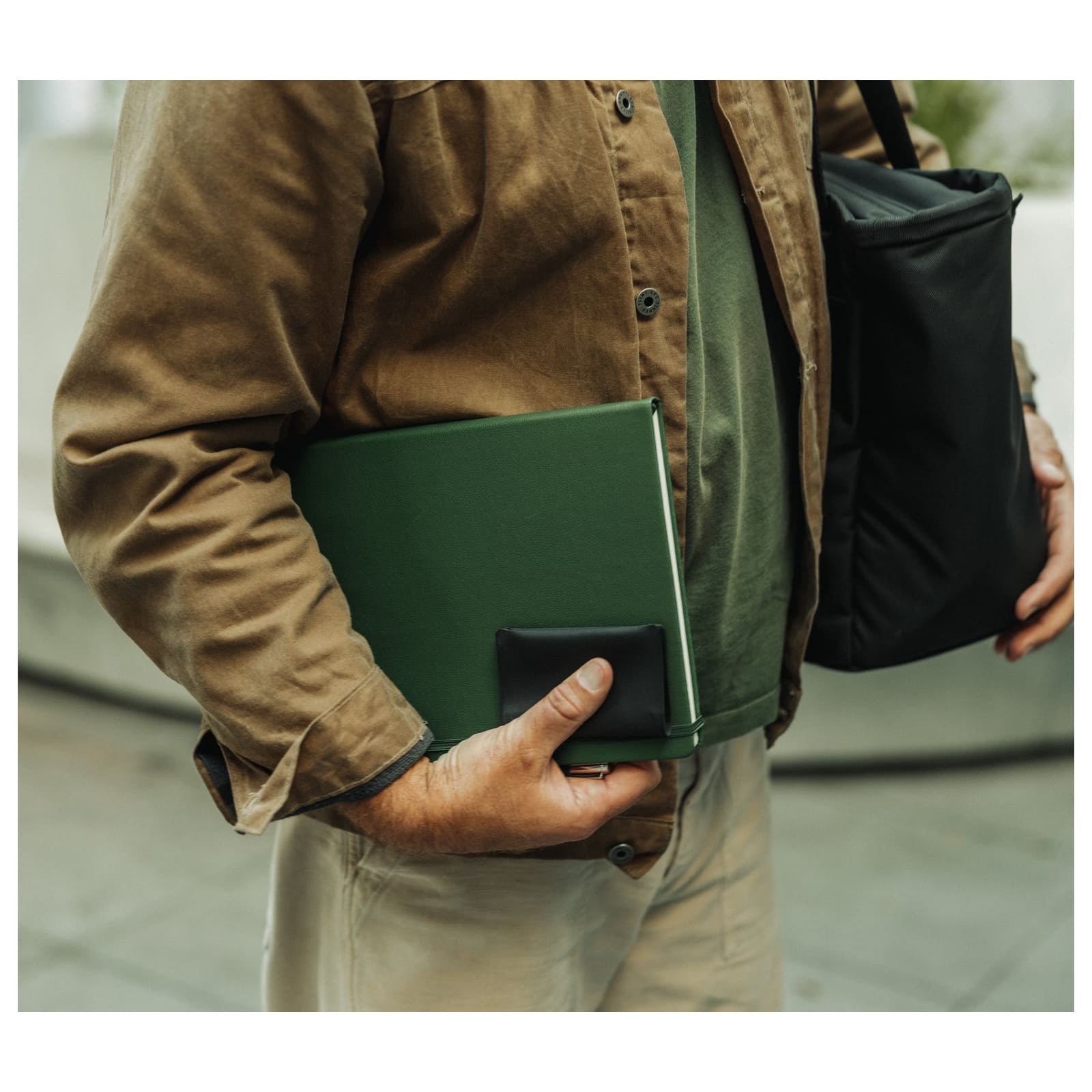 [当日出荷可] EVERGOODS ECW - ELEMENT CARD WALLET Solution Black [エバーグッズ]