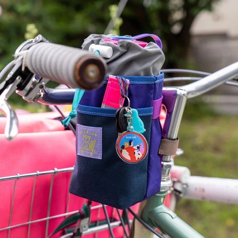 最短当日出荷] BLUE LUG stem pouch x-pac lavender/turquoise
