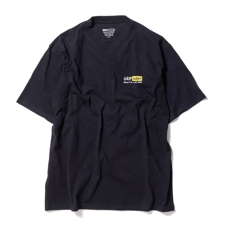 Grip Swany SUNSET PRINT TEE BLACK [グリップスワニー]