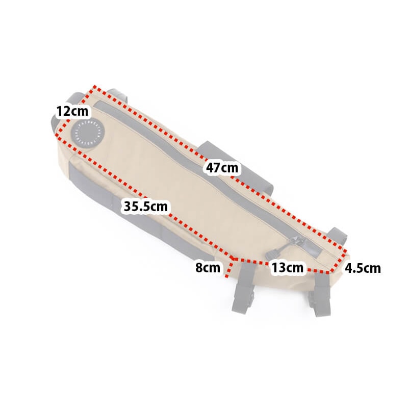 当日出荷可] FAIRWEATHER frame bag cordura/tree camo [フェアウェザー]