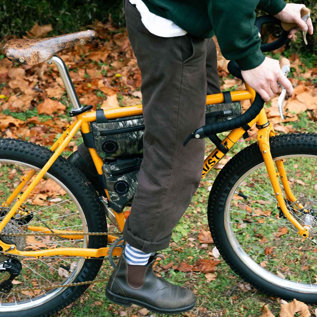 当日出荷可] FAIRWEATHER frame bag cordura/tree camo [フェアウェザー]