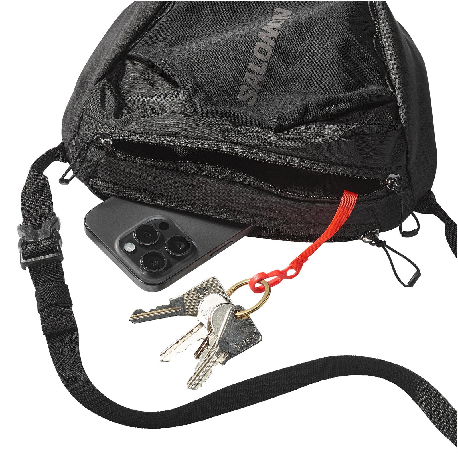 [最短当日出荷] SALOMON ACS WAIST PACK LARGE BLACK [サロモン]