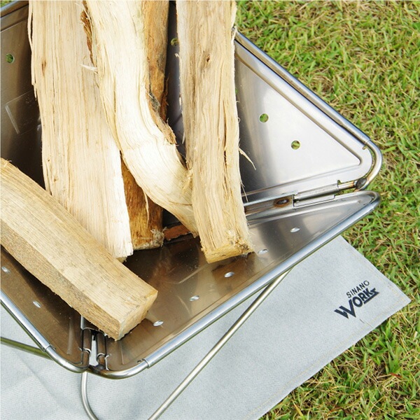 SINANO WORKS 焚火シート ラージ [シナノワークス]