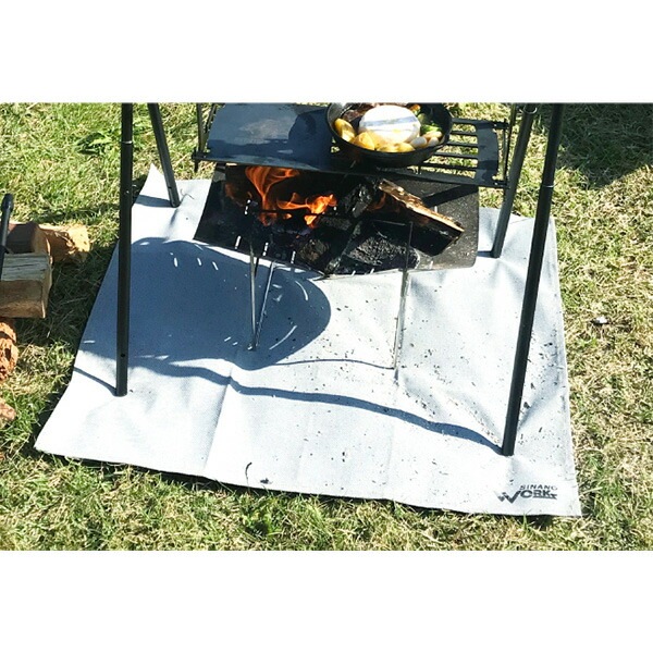 SINANO WORKS 焚火シート ラージ [シナノワークス]