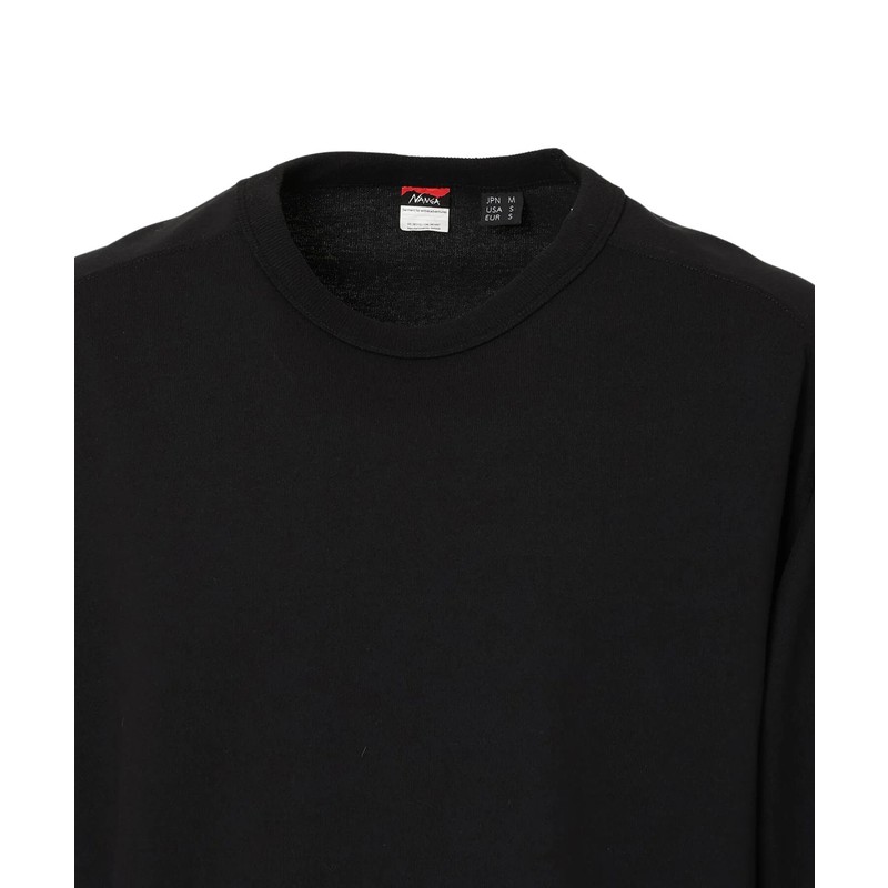 NANGA ECO HYBRID OVERSIZED L/S TEE WHT [ナンガ]